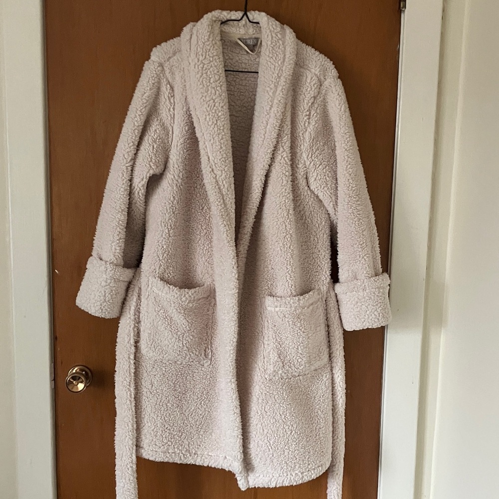 J. Crew Cream Teddy Jacket